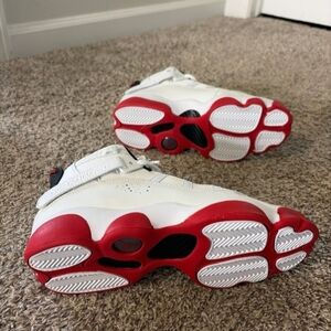 Jordan Kids Sneakers in White and Red